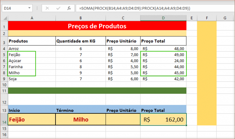 Função PROCX do Excel Como Aprender Passo a Passo