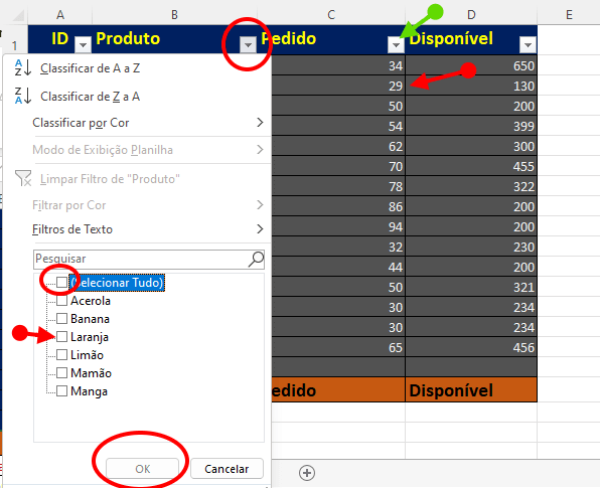 Como Filtrar Dados De V Rias Colunas Ao Mesmo Tempo No Excel Tudo Excel