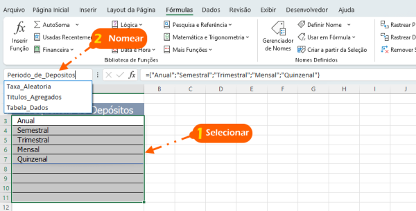 Como Editar Nomes De Intervalos E Tabelas No Excel