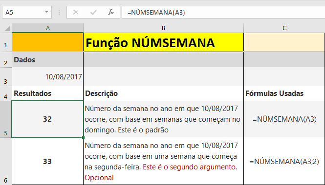 FÓRMULAS EXCEL IDENTIFICANDO FINAIS DE SEMANA/FERIADOS - Excel RAP10 