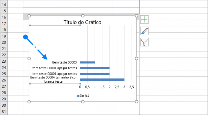 Inverter a Ordem dos Dados de um Gráfico na Planilha