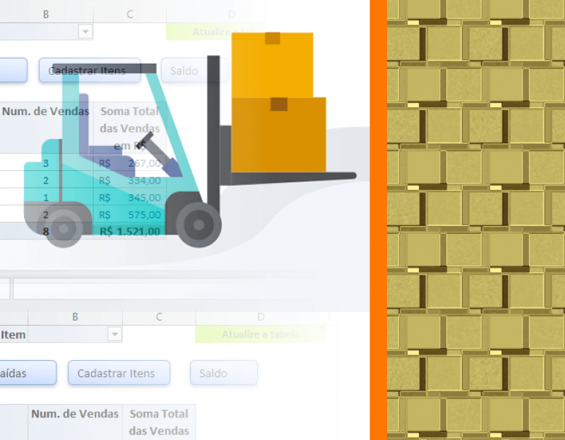 Gerenciamento de Estoque e Vendas com Excel