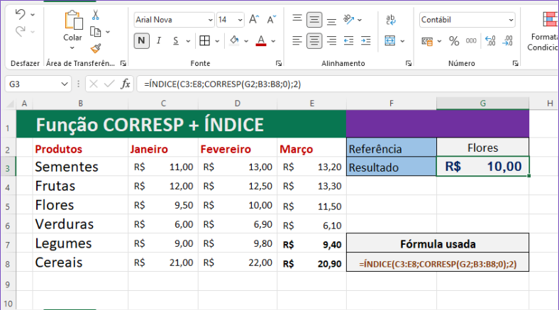 Função Corresp Do Excel Veja Como Usar Tudo Excel 7201