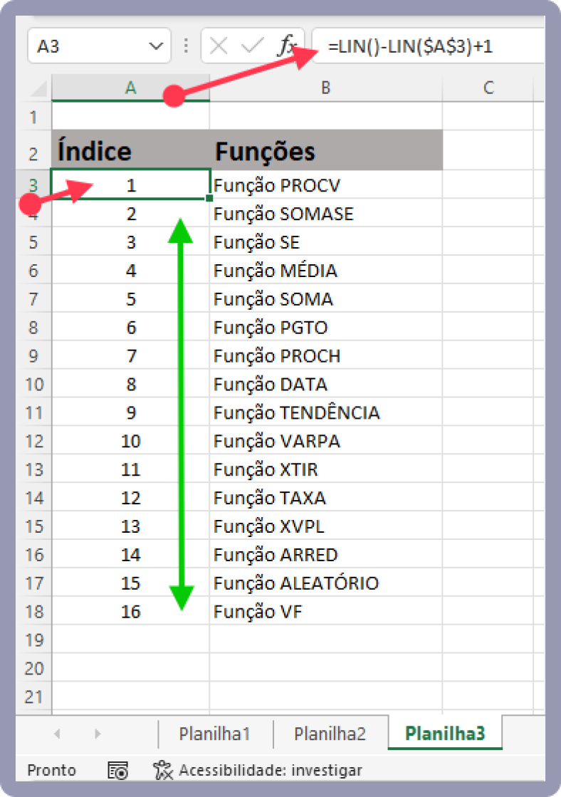 5 Maneiras De Criar Listas Numeradas No Excel   Tudo Excel