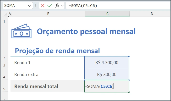 Criando uma Fórmula Simples