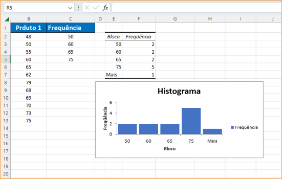 Como Fazer Um Histograma No Excel Com Gráfico E Função Tudo Excel