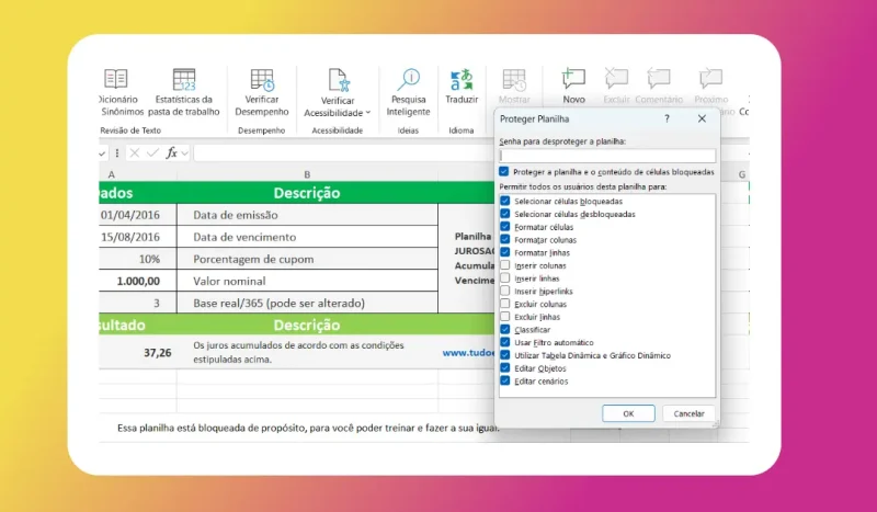 proteger seus arquivos do Excel