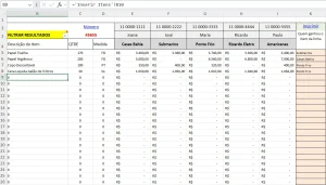 Usar a Planilha de Cotação de Preços