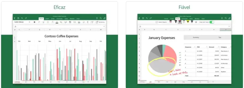 Aplicativos Microsoft 365 para iOS